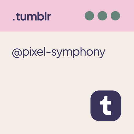Tumblr: @pixel-symphony